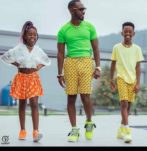 10 times Okyeame Kwame and his lovely kids dazzle in new photos