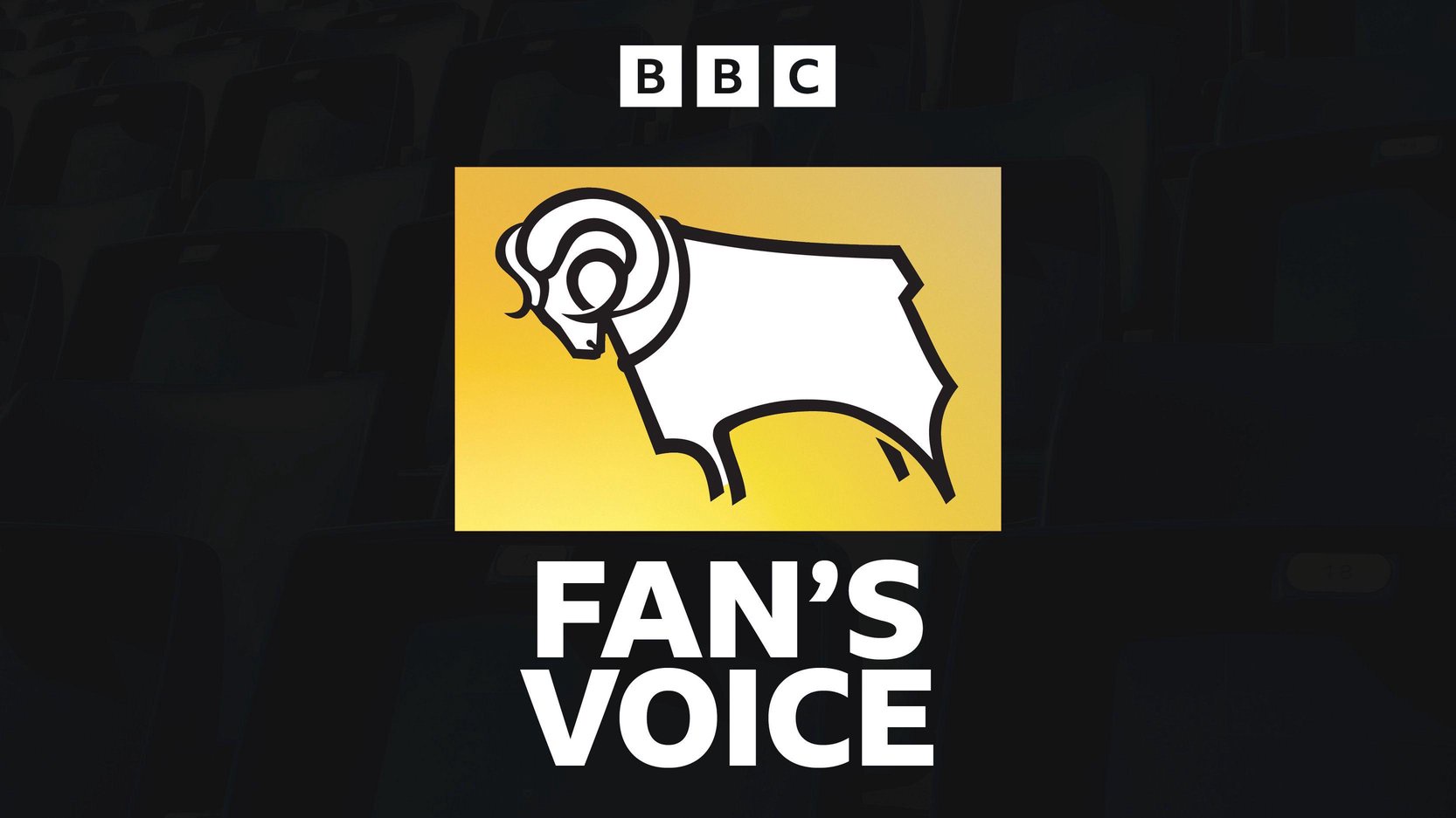 Derby County fan's voice banner