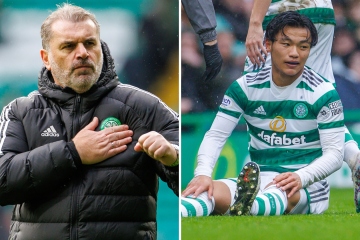 Ange Postecoglou gives Reo Hatate injury update after star forced off vs Hibs