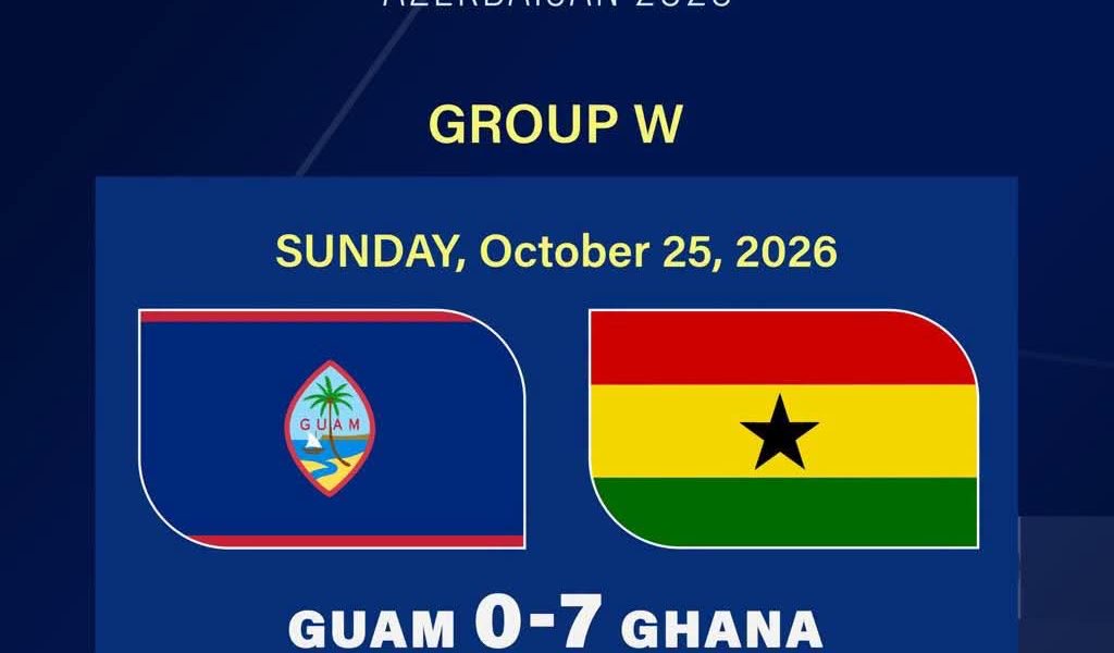 Ghana U-15 Boys Thrash Guam 7-0 to Complete Perfect Group W Campaign at FIFA U-15 World Cup