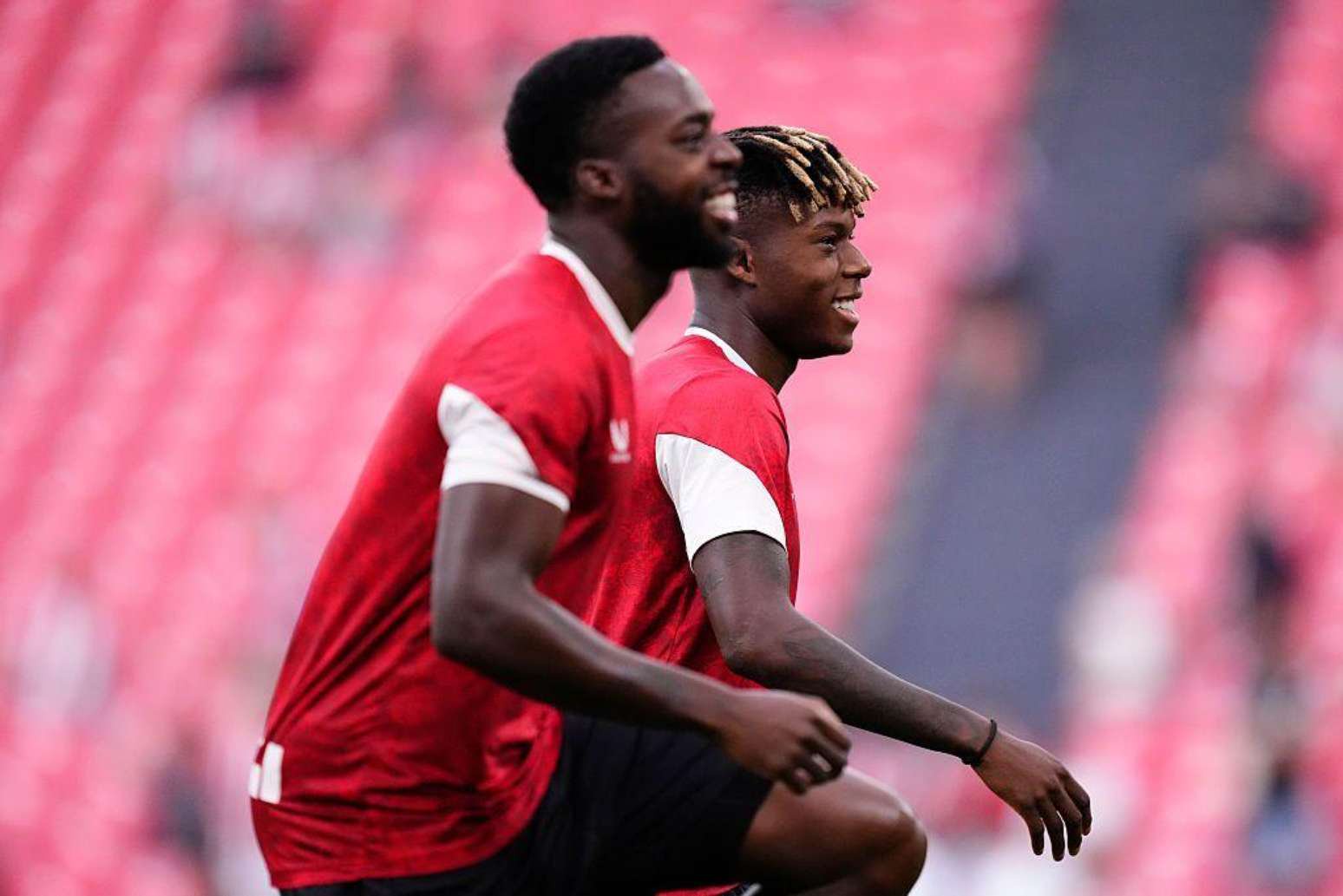 Nico e Iñaki jogam no Atlético de Bilbao