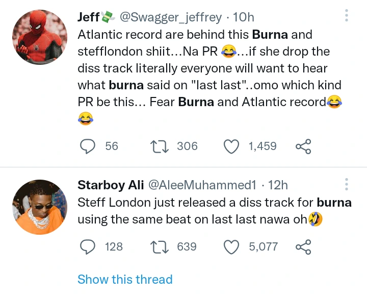 BurnaBoy - Reactions as Stefflon Don Is Set To Drop Diss Track In Reply To Her Ex Boyfriend, Burnaboy D970a70a0898411892069f16bce4d4fe?quality=uhq&format=webp&resize=720