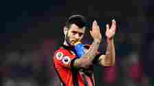 Jack Wilshere applauding while at Bournemouth