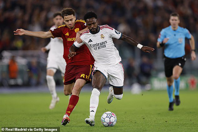 He was also fuming after he was hooked early in Real Madrid's 4-3 comeback win over Roma