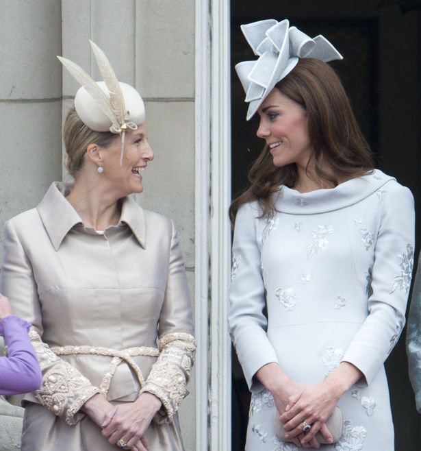 Princess Kate and sophie chatting