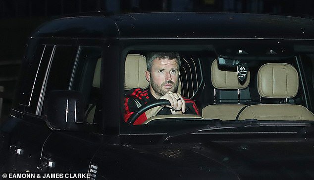 Michael Carrick arrived at 7:25am as his squad returned for the first time since Martinez's explosive rant at the club's hierarchy after their Champions League defeat by Atletico Madrid