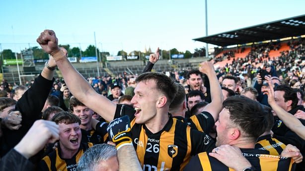 Rian O'Neill of Crossmaglen Rangers after club won 2026 Armagh title