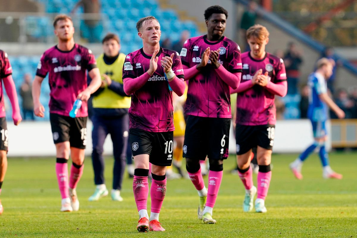 Ryan Jones of Yeovil Town after the National league match between Halifax Town and Yeovil Town at The Shay Stadium, Halifax on 31 October 2026 (Photo: Harry Cornish)