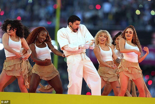Bad Bunny's halftime show last year
