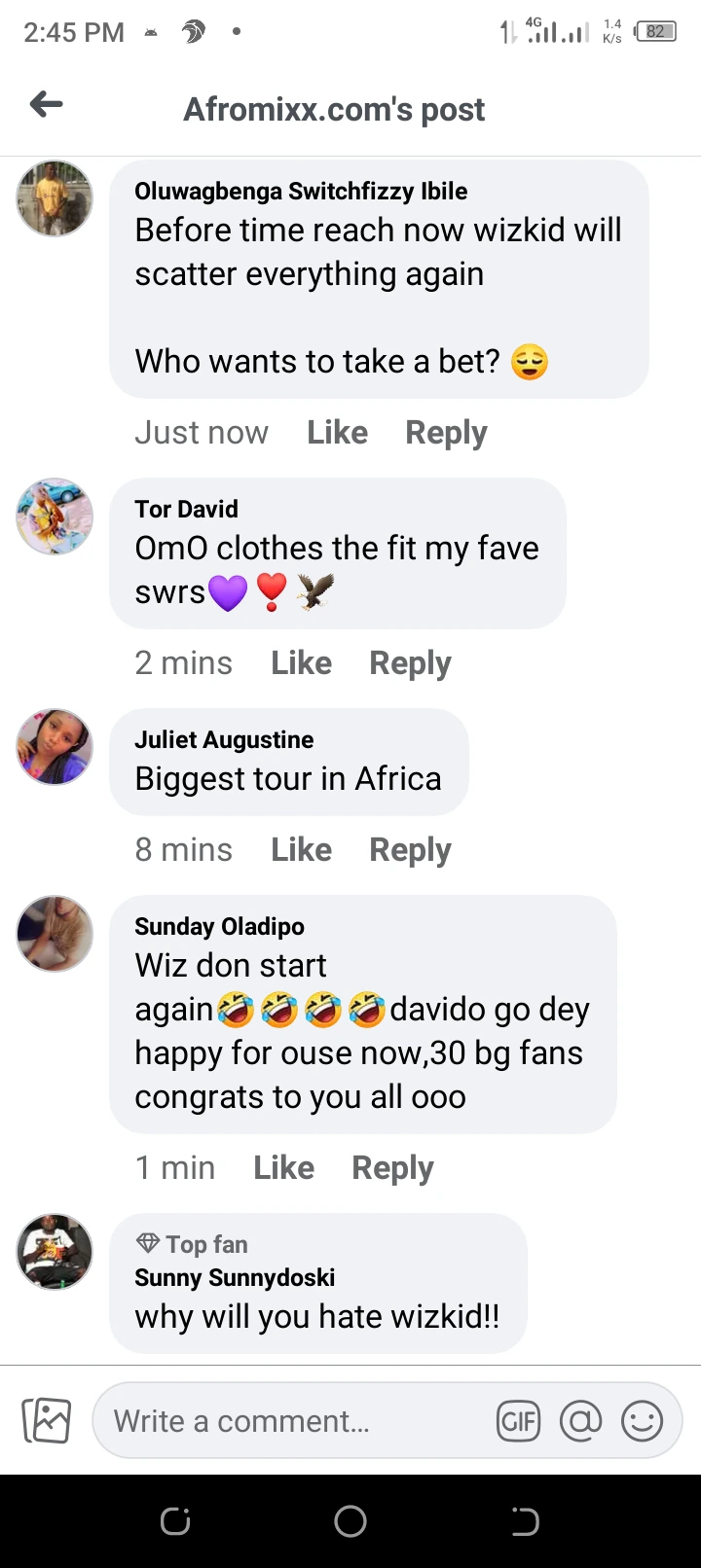 "After My MLLE Tour, Davido And I Are Going On A Tour, I No Wan Hear Pim" - Wizkid Reveals