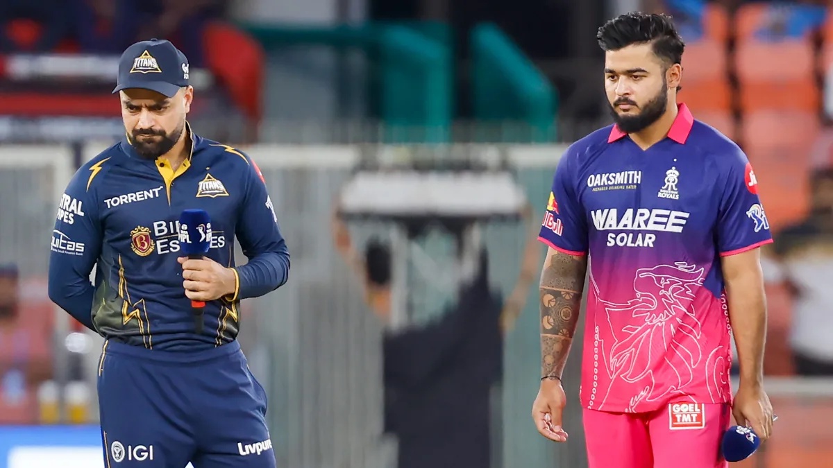 GT vs RR IPL 2026: Rajasthan Royals opt to bat as Rashid Khan leads Gujarat Titans in Gill’s absence