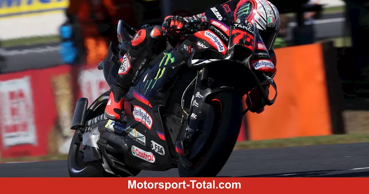 MotoGP-Training Phillip Island 2026: Bezzecchi Schnellster, Marquez Dritter