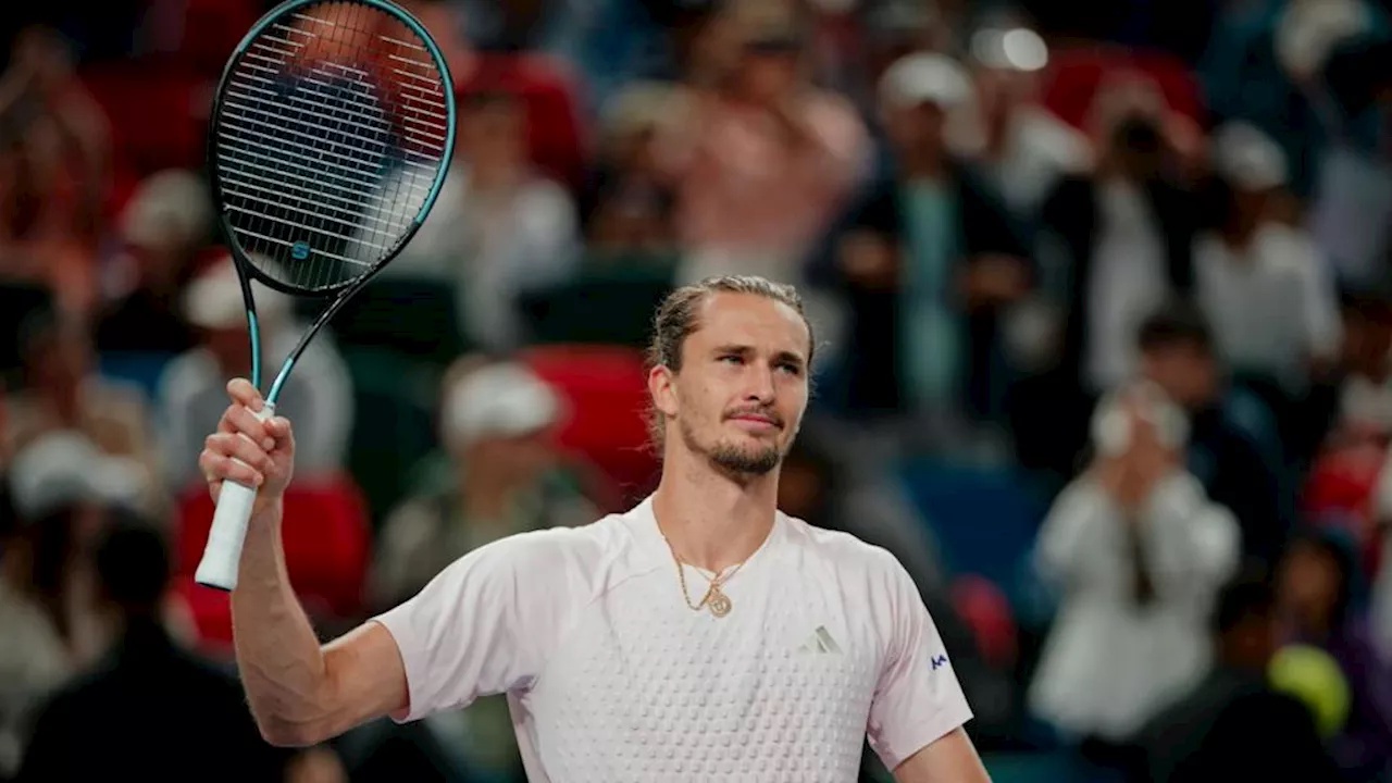 Alexander Zverev steht ab Montag an der Weltranglistenspitze