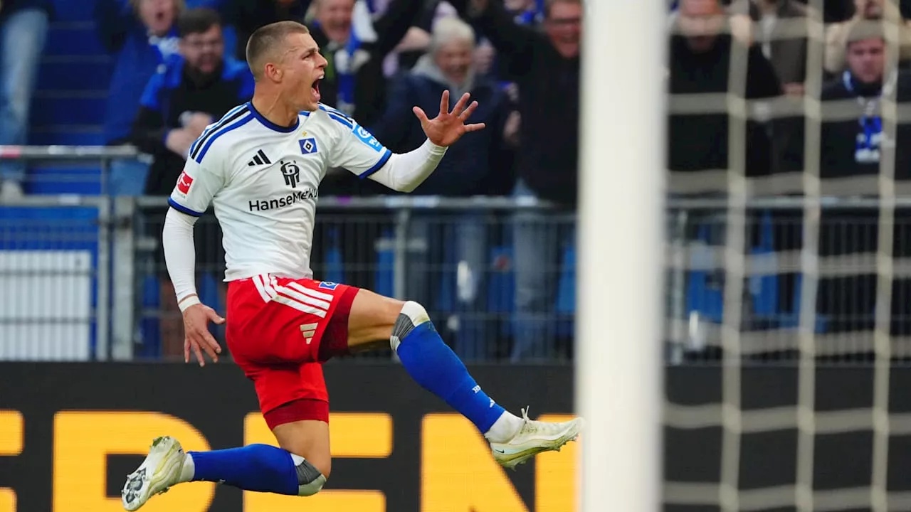 HSV: Miro Muheim trifft spät zum 1:0 gegen Stuttgart