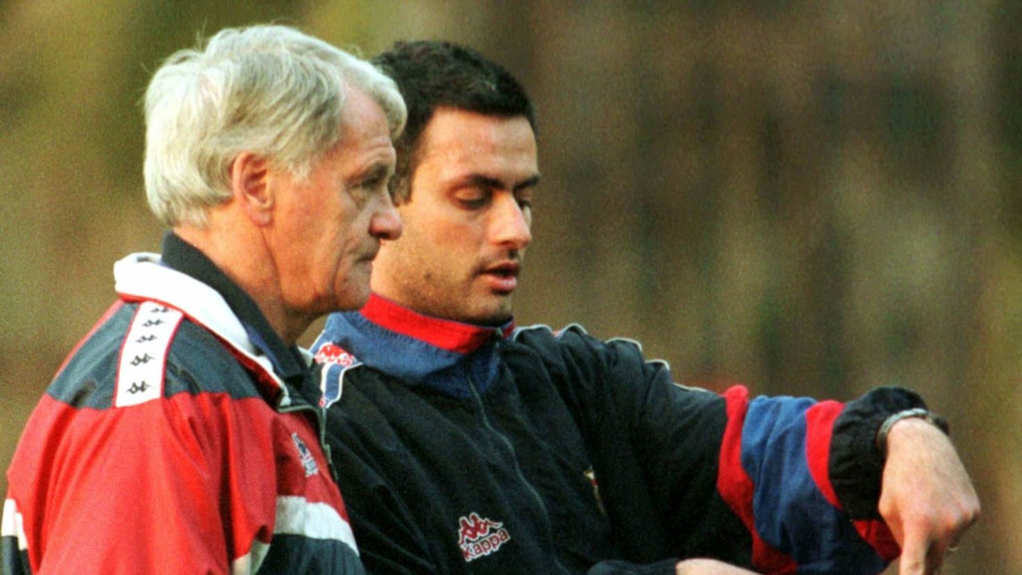 José Mourinho at Barcelona as Bobby Robson assistant