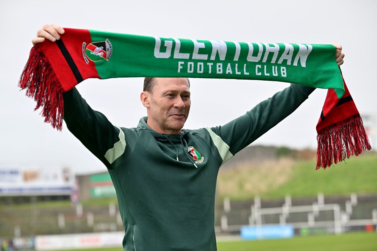 New Glentoran manager Duncan Ferguson pictured at the Oval in Belfast