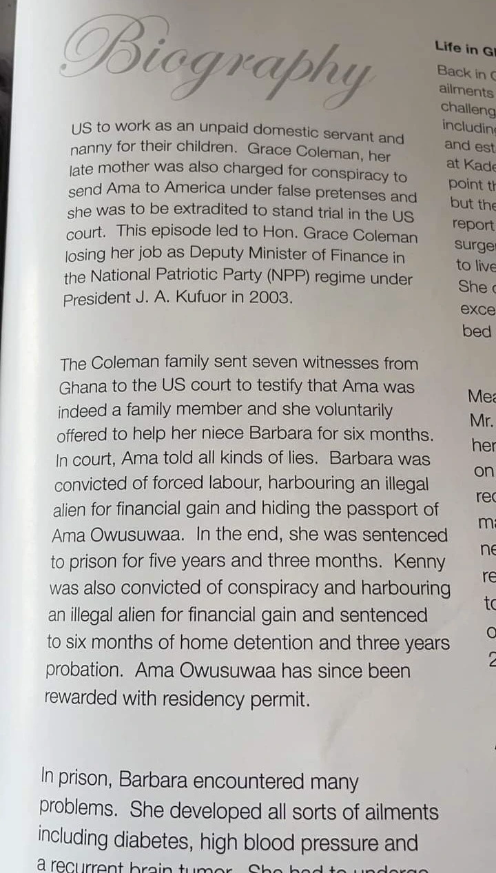 Sad Bio of a Ghanaian woman who sent her relatives abroad only to be framed by her own family who lied to immigration about her.