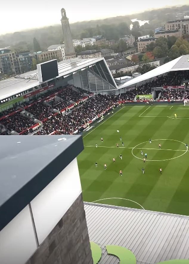 The falling ball was 'dangerous and potentially harmful' according to a club statement