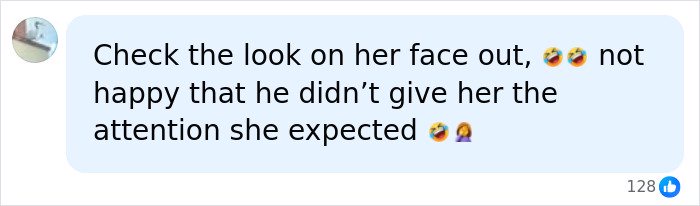 Comment about reporter's facial expression showing displeasure over coach's attention