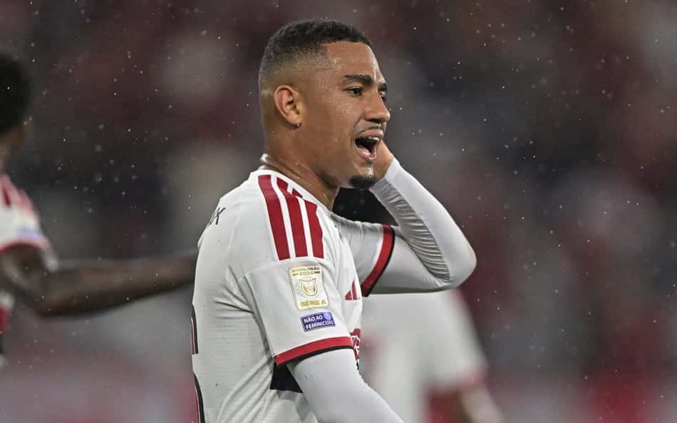 Samuel Lino em Flamengo x Vasco