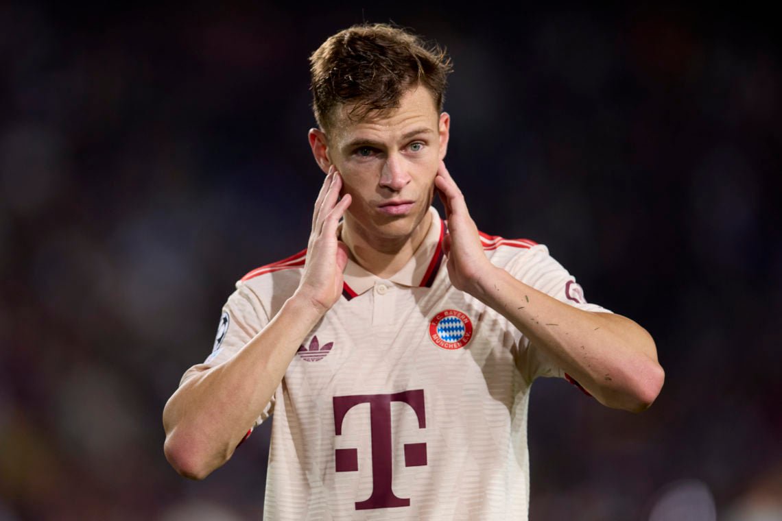 Joshua Kimmich looks on during a Bayern Munich game