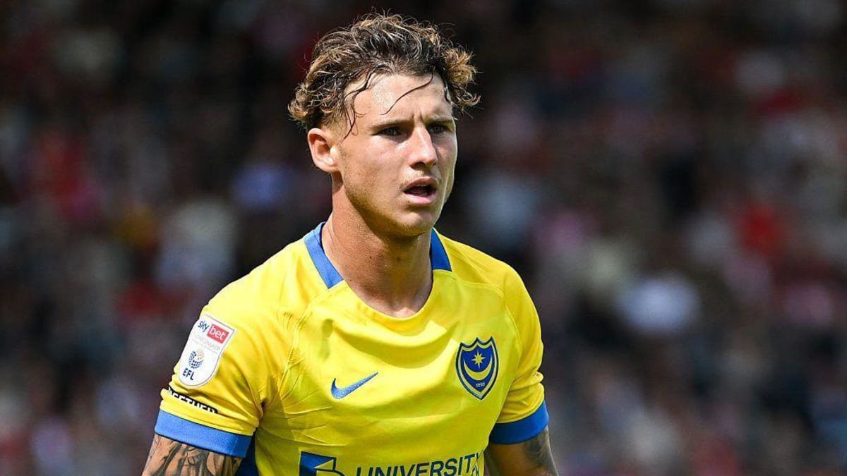 Adrian Segecic in action for Portsmouth