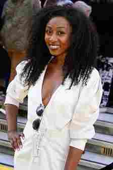 Beverley Knight arrives at "The Wizard Of Oz" Opening Gala at London Palladium on July 06, 2023 in London, England