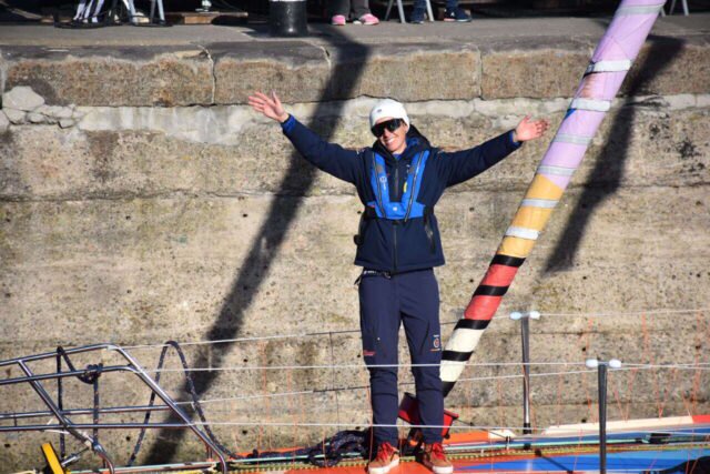 Francesca Clapcich est l’une des trois femmes engagées en catégorie Imoca sur cette Route du Rhum 2026. (© Le Pays Malouin / B.R.)