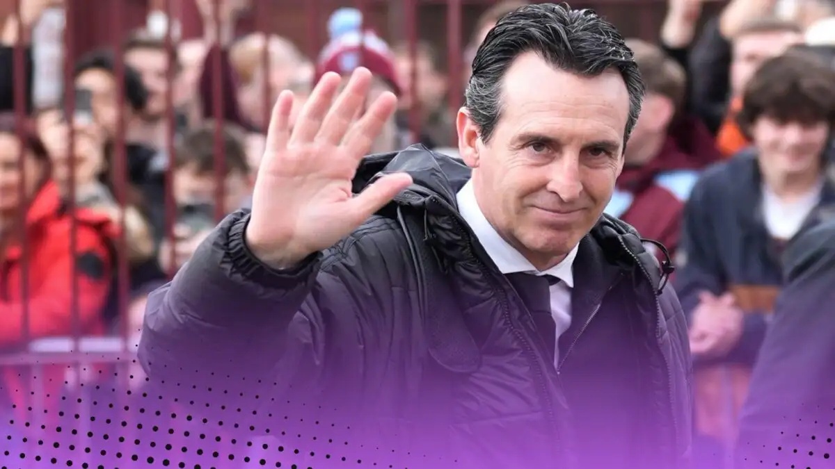 Aston Villa manager Unai Emery.