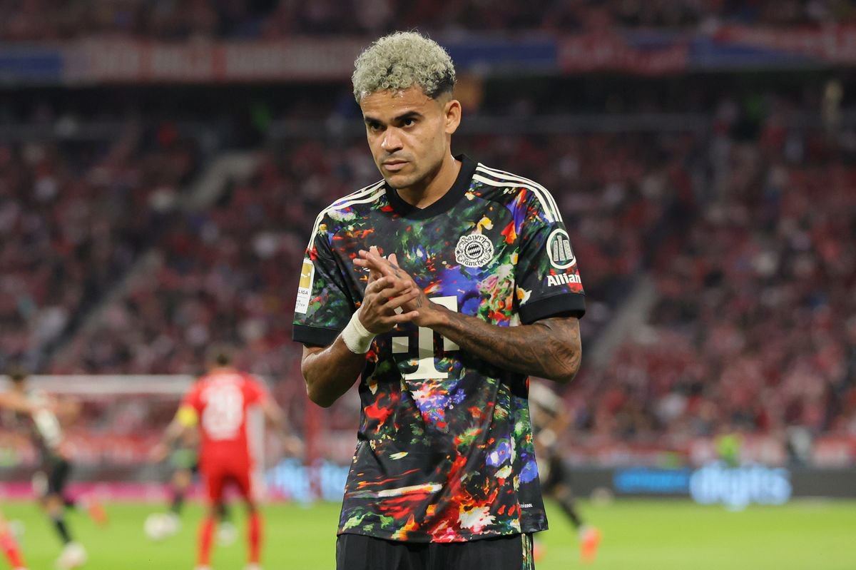 Luis Diaz during of the Bundesliga 2026/27 match between FC Bayern München and 1. FC Union Berlin. 