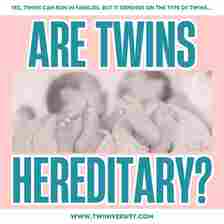 are twins hereditary
