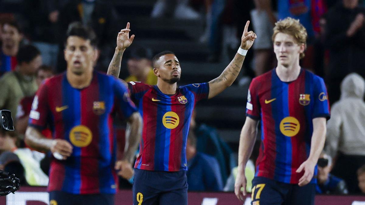 Gabriel Jesus bejubelt einen Treffer