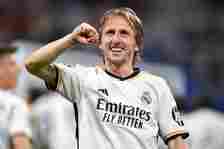 Luka Modric of Real Madrid celebrates