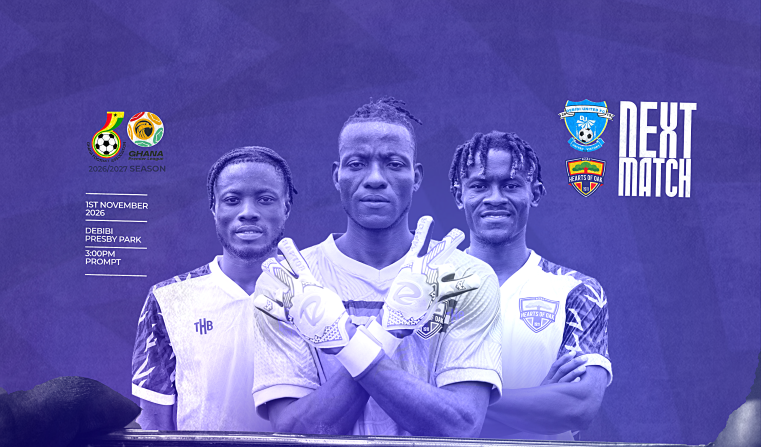 GPL: Hearts of Oak Target Fourth Consecutive Win Against Relegation-Threatened Debibi United
