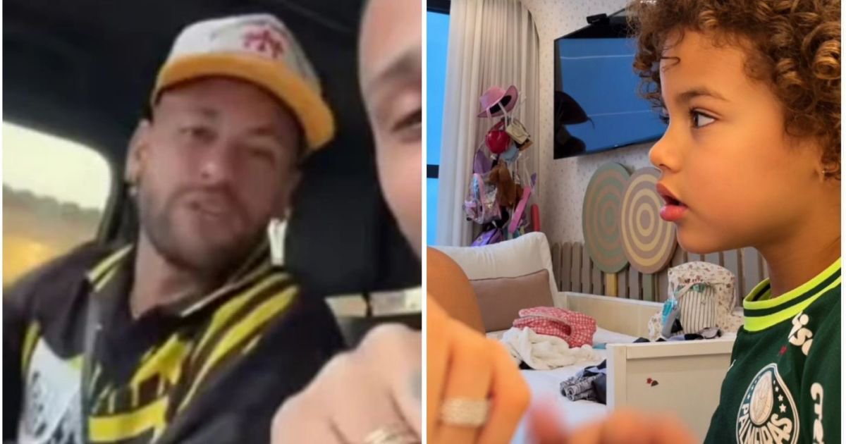 Bruna Biancardi coloca filha com blusa do Palmeiras e irrita Neymar