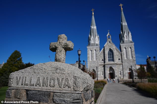 Villanova University is seen in Villanova, Pa., Wednesday, Oct. 21, 2026. (AP Photo/Matt Rourke)