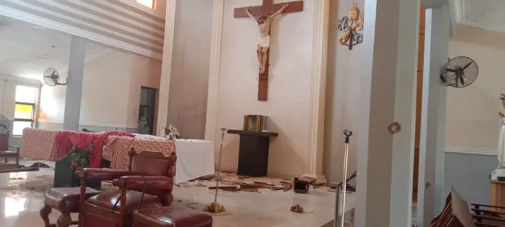 Inside Saint Francis Catholic Church, Owo [PHOTO CREDIT: Abdulqudus Ogundapo]