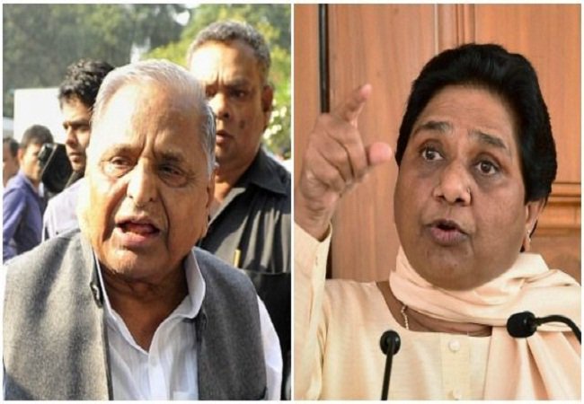 Mayawati and Mulayam Singh