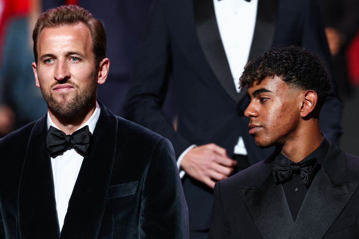 Harry Kane won the Ballon d'Or ahead of Kylian Mbappe and Lamine Yamal