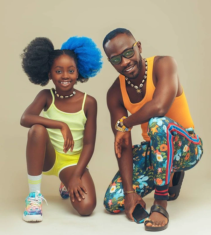 5 times when Okyeame Kwame and kids gave us beautiful father-child goals - Photos