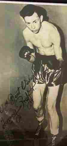 Ex-Olympian, Tommy Proffitt, during his boxing career
