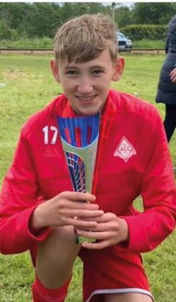 Airdrie FC paid tribute to Aidan McCabe.