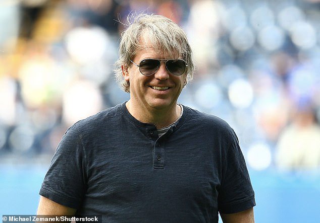 The 48-year-old American was spotted at Chelsea's final game of the season against Watford