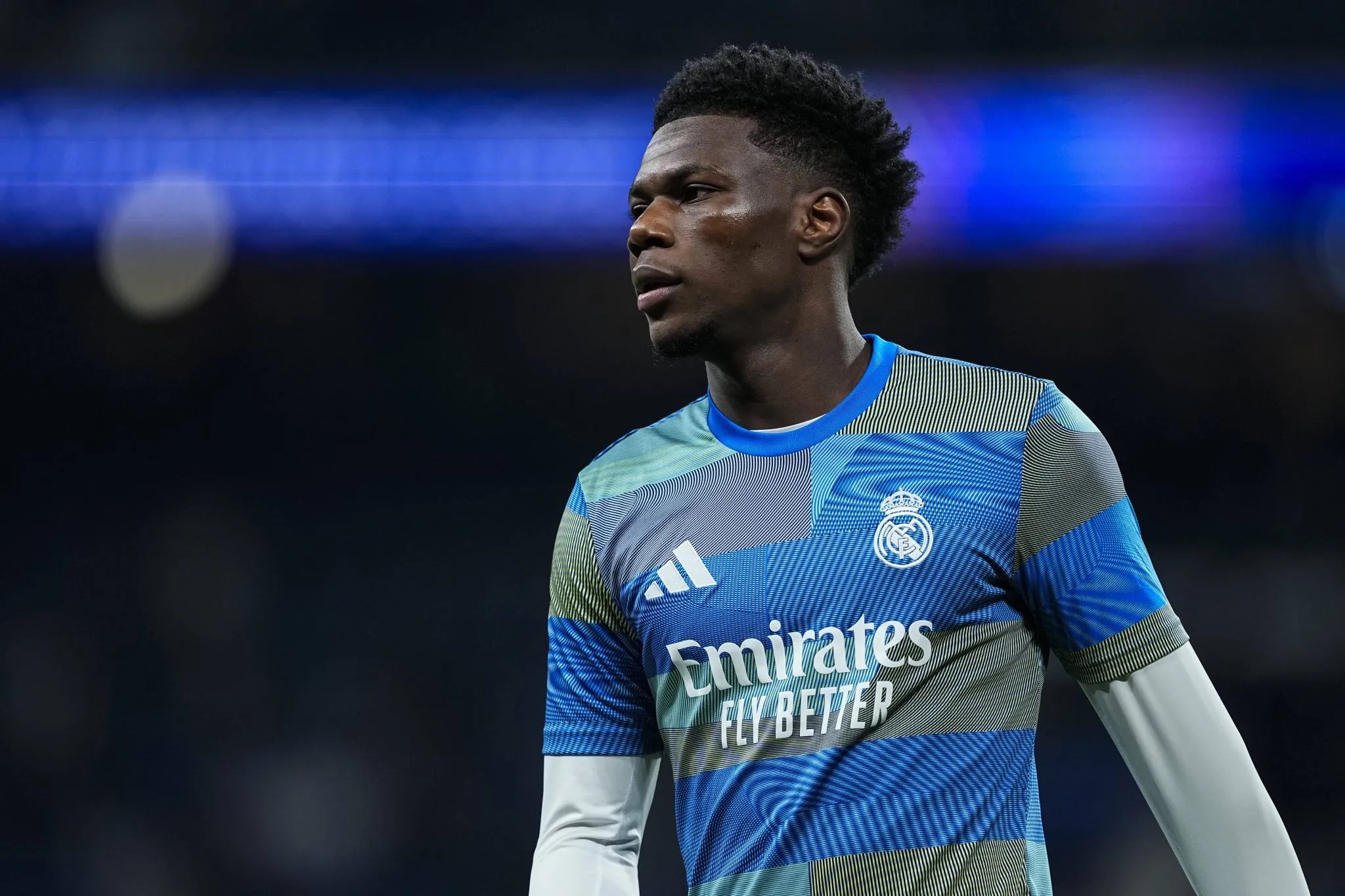 Tchouaméni antes de jogo do Real Madrid