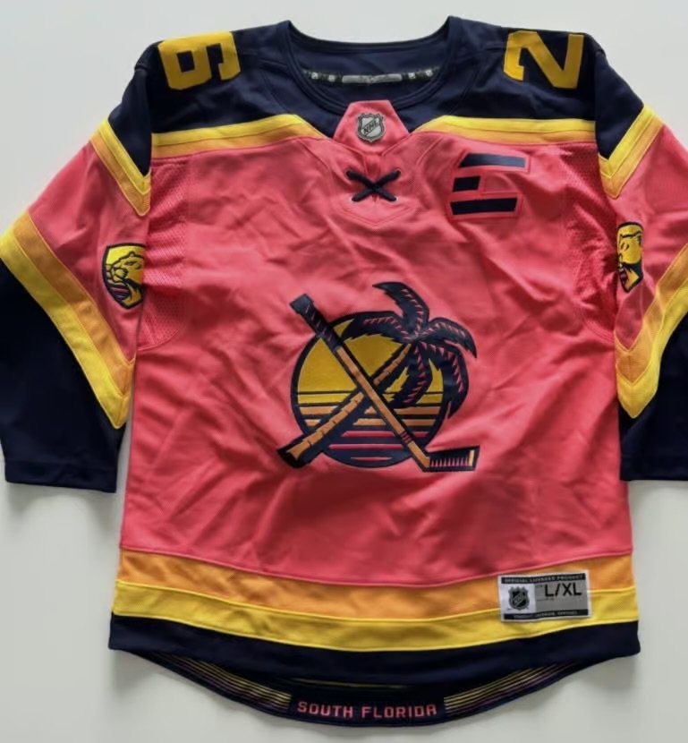 Florida panthers pink jersey