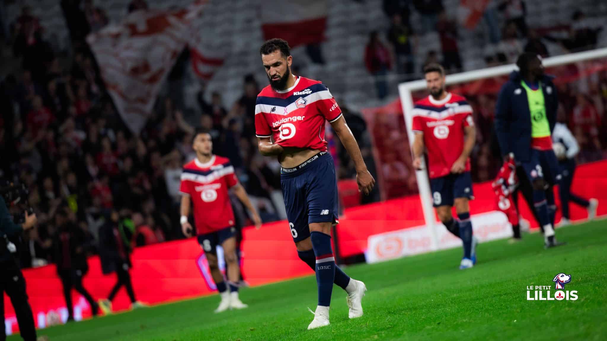 Nabil Bentaleb à l'issue de LOSC - Stade Brestois 29.