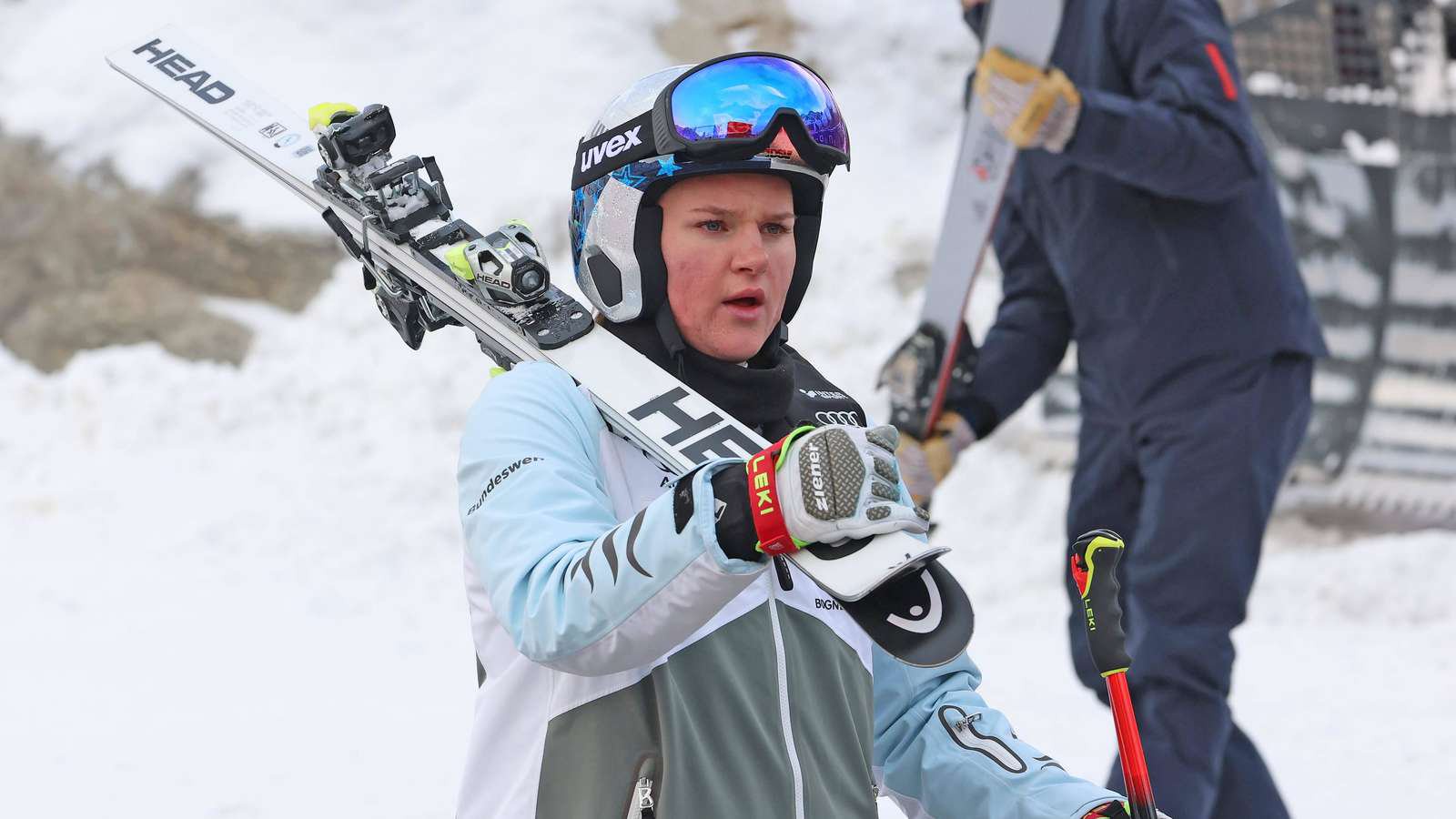 Ski alpin: Emma Aicher beim Training in Sölden kurz vor dem Saisonstart.