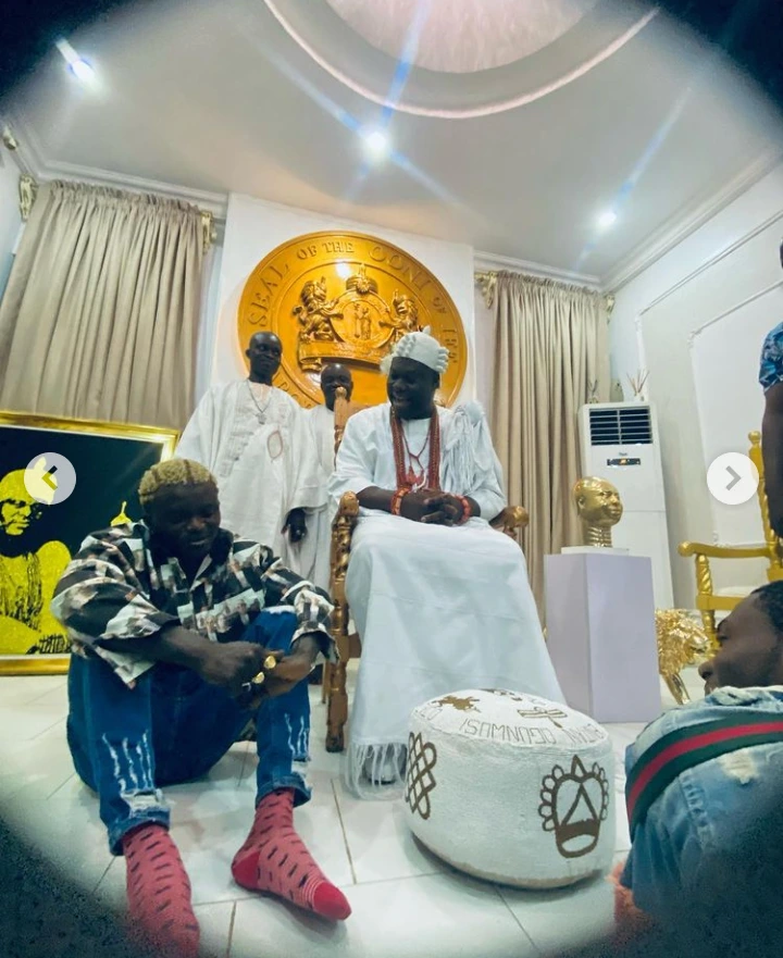 portable - Odogwu Of Lagos Visits Ooni of Ife- Popular Singer Portable Says As He Pays Homage To Yoruba Monarch  Dc8bf3a0ee904244a7de2b6ca24464c6?quality=uhq&format=webp&resize=720