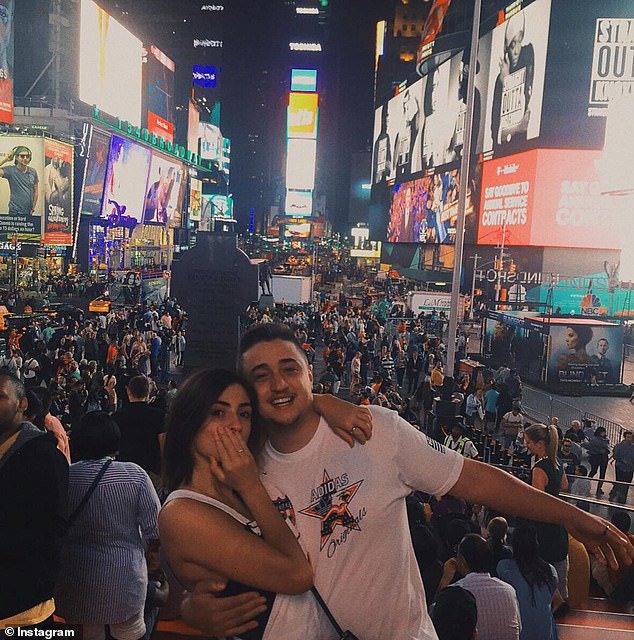 The two visited New York City in 2015, after a year of dating