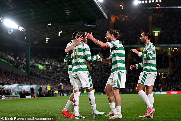 Hogh set up Camilo Duran for Celtic's opener against Dundee Utd but was hooked at half-time